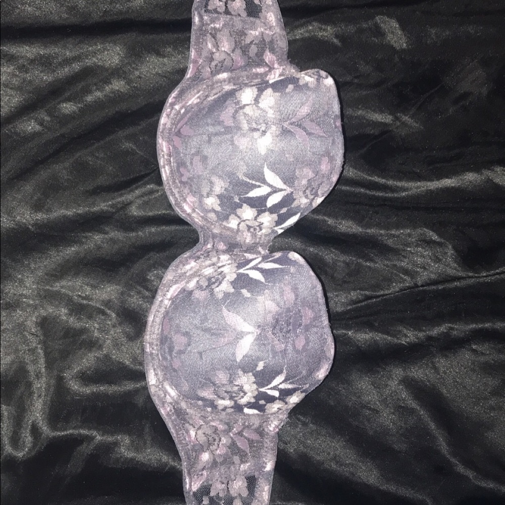 36b strapless flower bra